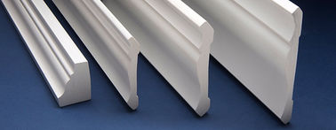 Profils recyclables ignifuges de plinthe de PVC pour la décoration d'intérieur